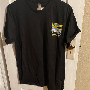 New Black Tee with Jeep Topsail Island NC